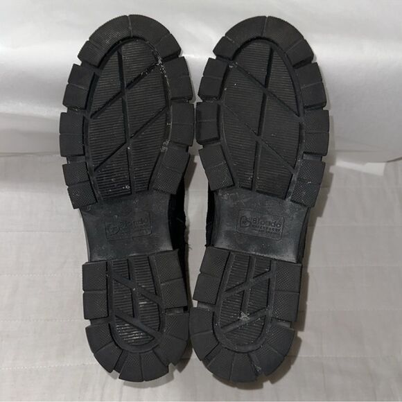 Blondo 11 Posey Black Suede Leather Waterproof Non Skid Rubber Sole Ankle Boots - Picture 8 of 11